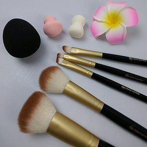Daisy Fuentes makeup brush set